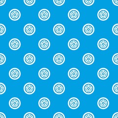 Car wheel pattern seamless blue