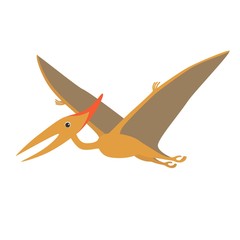 cartoon dino pteranodon © Nadzin