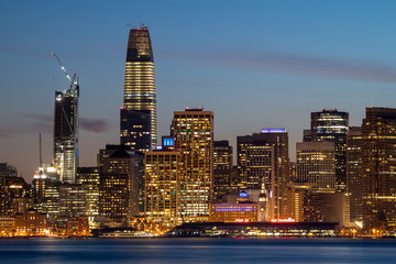 Naklejka premium San Francisco Skyline