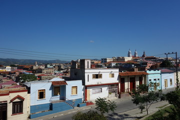 Fototapeta na wymiar Santiago de Cuba Kuba City old real