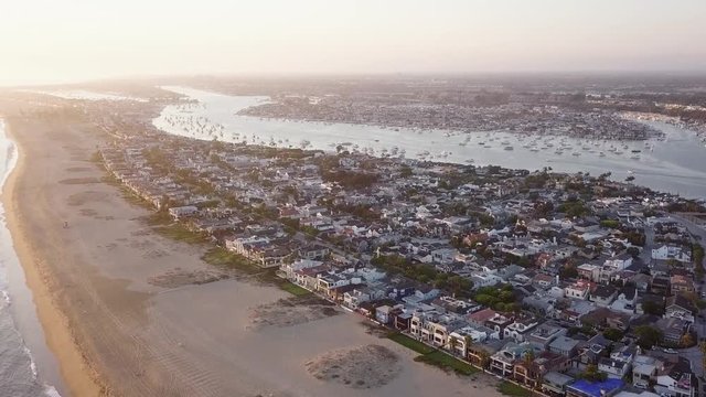 Balboa Peninsula In New Port Beach, CA