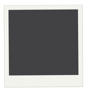 Blank Polaroid Photo - Stock image