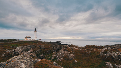 The lighthouse near coast of nord sea