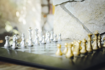Chess. Board game. Chess tournament.