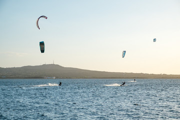 Kite surf spot Punta Trettu Sardinia