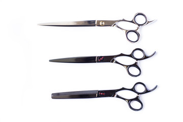 different models of barber scissors
