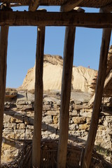 Bardenas Reales desert in Navarra, Spain 