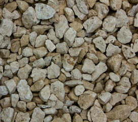 Stone gravel texture of building stones