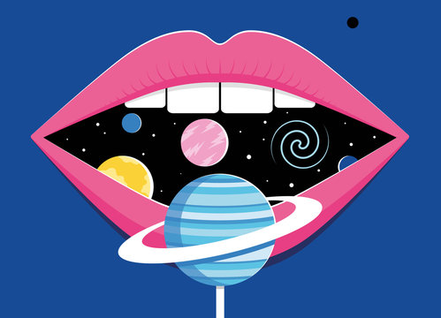 Mouth Lollipop Planet