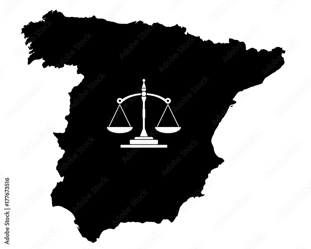 Canvas Prints Justice en Espagne