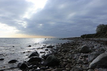 malerische Küste an der Ostsee
