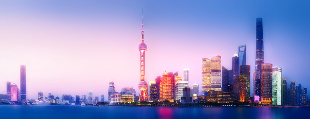Fototapeta na wymiar Shanghai skyline cityscape