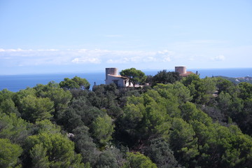Fototapeta na wymiar Burg auf Mallorca