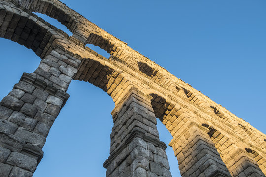 Roman Aqueduct of Segovia Spain
