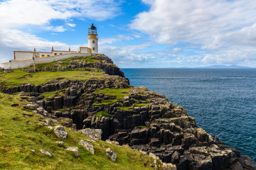 Neist point lighthouse on the Isle of Skye