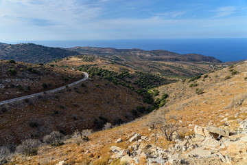 Mountain landscape. Crete, Greece.