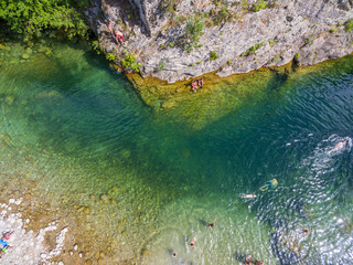 Solenzara-Fluss im Süden der Insel Korsika