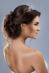 Hairstyle for beautiful bride © blackday