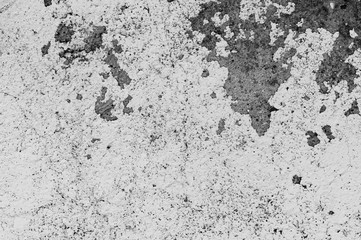 The old,white grunge concrete texture or background