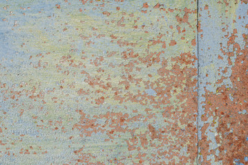 chipped paint on iron surface, texture background