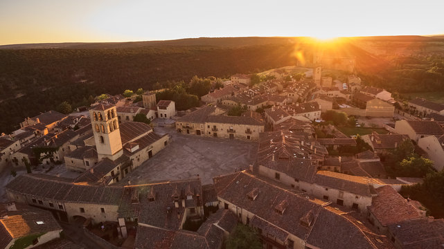 Pedraza medieval village in Segovia, Spain