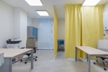 Modern gynecological office interior