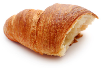 Closeup of tasty croissant