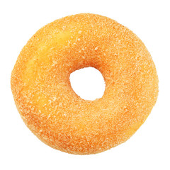 Yellow donut isolated