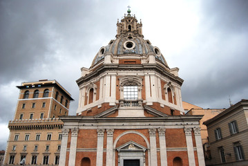 Fototapeta na wymiar Roma - Santa Maria di Loreto 