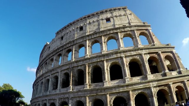 World famous Coliseum in Rome, Italy