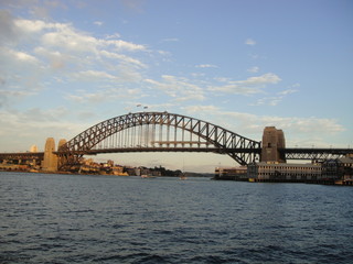 Fototapeta na wymiar Sydney Harbour Bridge Up-Close