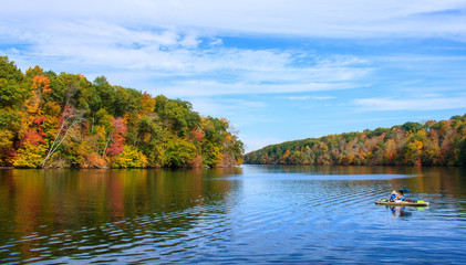 Fishing in Rainbow Reservoir