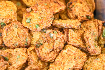 Fried fish fritter