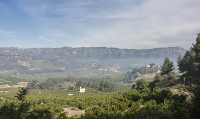 Fototapeta na wymiar Valldigna valley, Valencia, Spain