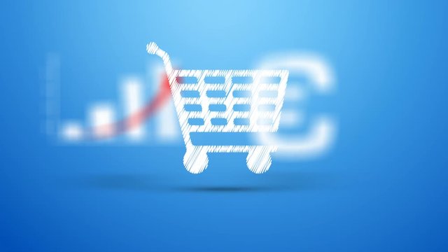 icone, mercato, economia, commercio elettronico