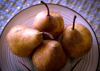 Pears from above
