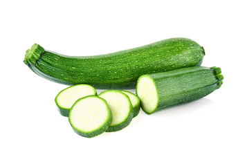 zucchini isolated on white background