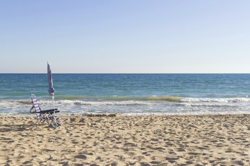 Férias de verão na praia