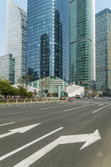 Obraz premium Urban construction and road pavement