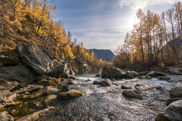 The Sarma River is a major tributary of Lake Baikal