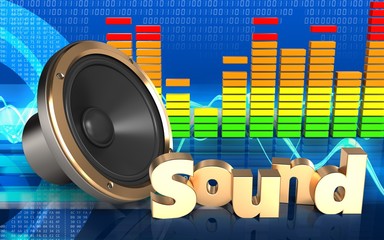 3d audio spectrum loud speaker