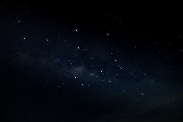 Sky and stars in night