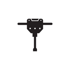 Construction jackhammer icon