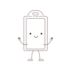 chopping board utensil cartoon dotted silhouette brown