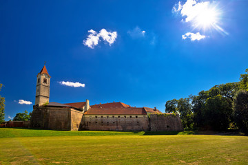 Cakovec old town in green nature view