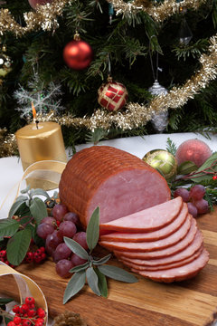 Roasted Glazed Christmas Ham