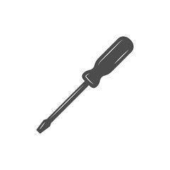 Screwdriver icon, silhouette