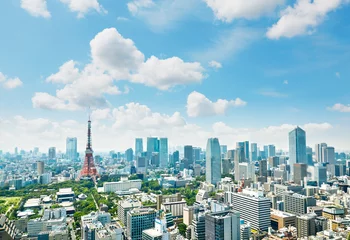 Selbstklebende Fototapete Tokio Stadtbild Tokio