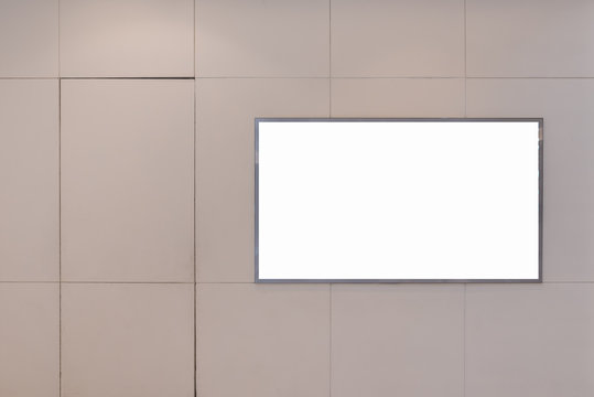 blank billboard for advertising poster