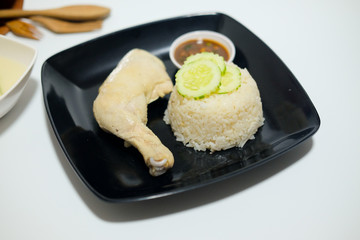 Hainanese chicken rice